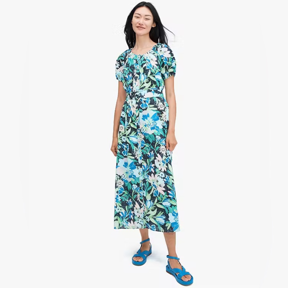 Kate Spade Full Bloom Voile Dress